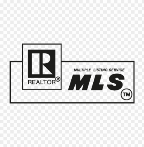 mls realtor vector logo free download Clear Background PNG Isolated Graphic Design