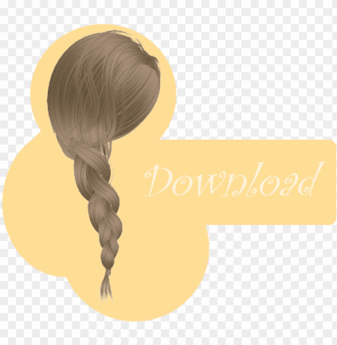 mmd braid dl by - mmd tda braided hair PNG images for websites PNG transparent with Clear Background ID f552d1f9