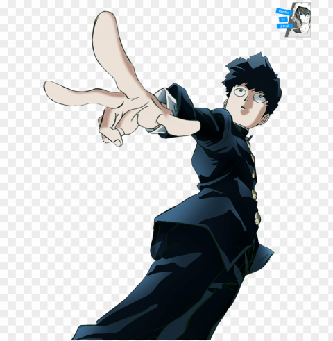 mob psycho 100 Isolated Artwork in HighResolution PNG