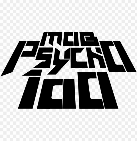 mob psycho 100 english logo - mob psycho 100 title PNG images with alpha transparency diverse set