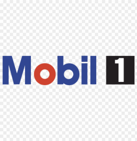 mobil 1 logo vector free download PNG with Isolated Object