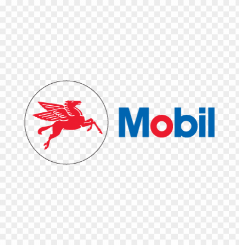 mobil pegasus logo vector download free Isolated Graphic with Transparent Background PNG