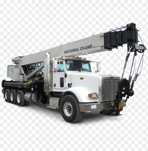 Mobile Crane  Boom Truck - Trailer Truck Isolated Subject On HighQuality PNG
