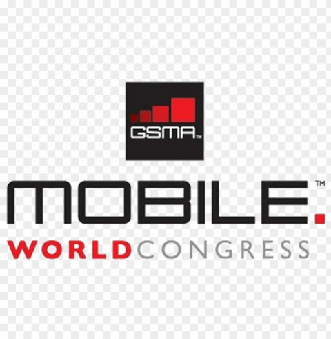 mobile world congress logo PNG with no background required