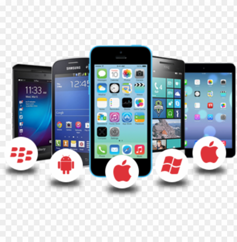 mobiles images - mobile app development services Isolated Object in Transparent PNG Format