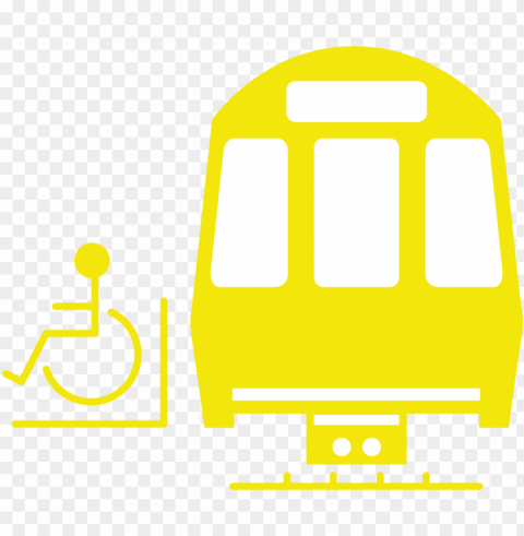 mobility icon rail - icon Clear Background PNG Isolated Subject