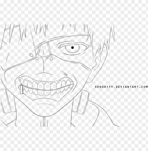 modest tokyo ghoul coloring pages anime - 3d tokyo ghoul kaneki ken cosplay mask for hallowee PNG Image with Clear Background Isolation