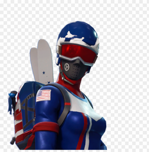 mogul master alpine ace girl usa fortnite PNG images with alpha transparency free