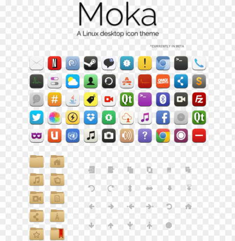 moka icon theme by hewittsamuel - icon theme moka Clear Background PNG Isolated Graphic