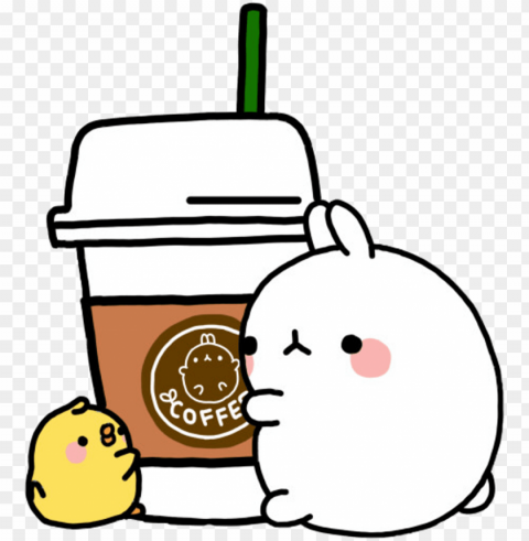 molang sticker - molang stickers Transparent PNG images for design PNG transparent with Clear Background ID bf6320f6