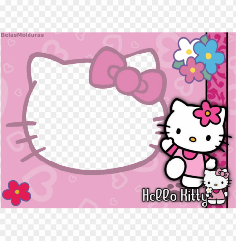 moldura hello kitty - hello kitty background hd PNG with clear overlay