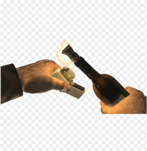 molotov cocktail Isolated Artwork in HighResolution PNG