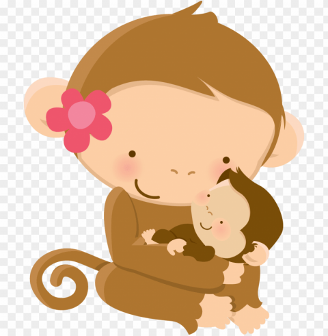 mom baby animalgraphics baby shower mother's - mom and baby monkey PNG transparent design bundle