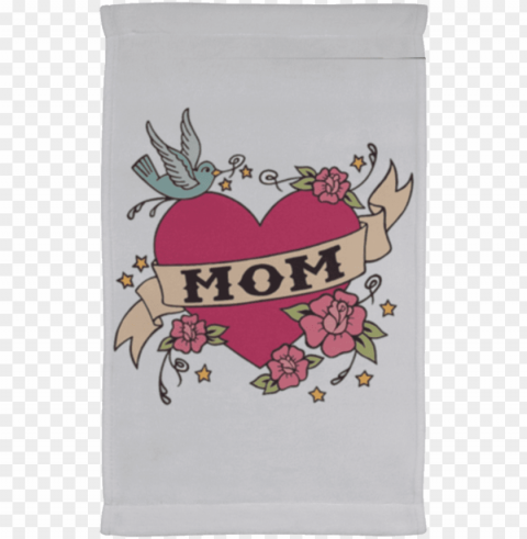 mom tattoo kitchen towel - happy mothers day tattoo Isolated Object with Transparent Background in PNG