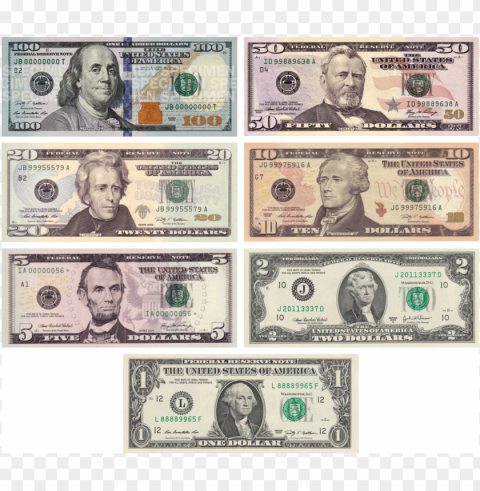 Money Presidents Isolated Element With Clear PNG Background