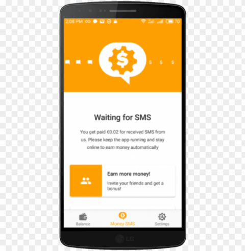 money sms app make money online - sms Isolated Subject in Clear Transparent PNG