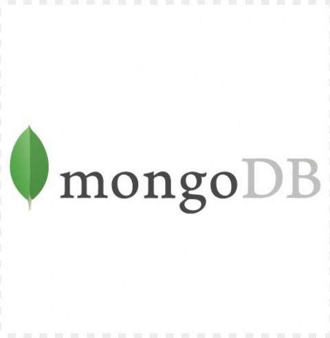 mongodb logo vector Isolated Item on Transparent PNG