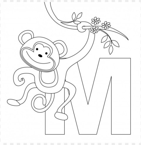 monkey coloring Isolated Icon in HighQuality Transparent PNG PNG transparent with Clear Background ID 03223369