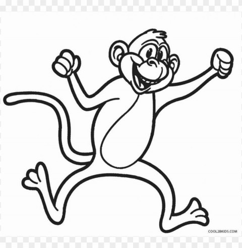 monkey coloring Isolated Item in Transparent PNG Format PNG transparent with Clear Background ID 1721fc54