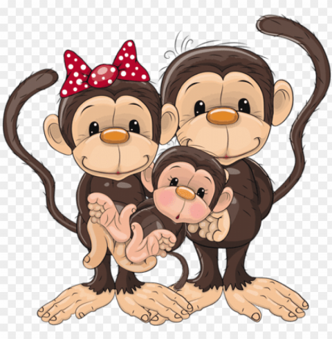 monkey family monkeys pinterest baby monkey- monkey mothers day cards HighResolution Transparent PNG Isolated Graphic