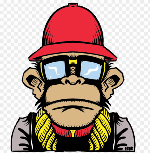 monkey rap hiphop monkeystickerremix monkeyman man - hip hop monkey Clear PNG file