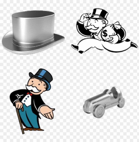 monopoly 2007 with faster play speed die board game PNG images with alpha transparency layer