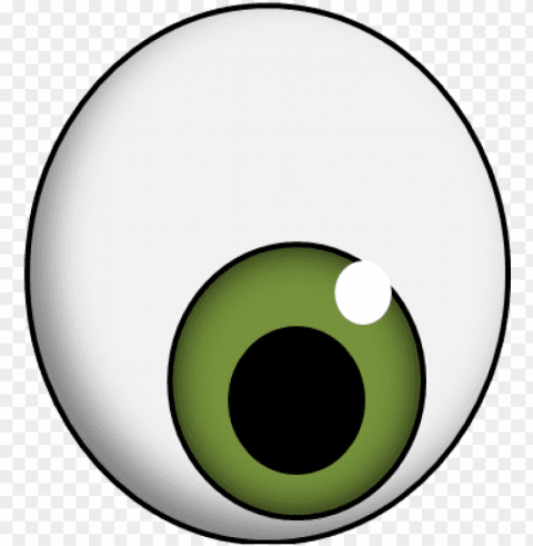 Monster Eye Isolated Subject With Transparent PNG