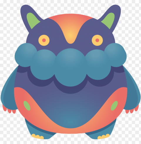 monster illustrator Transparent Background PNG Isolated Icon