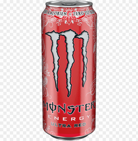 monster ultra red energy drink - 16 fl oz ca PNG for business use