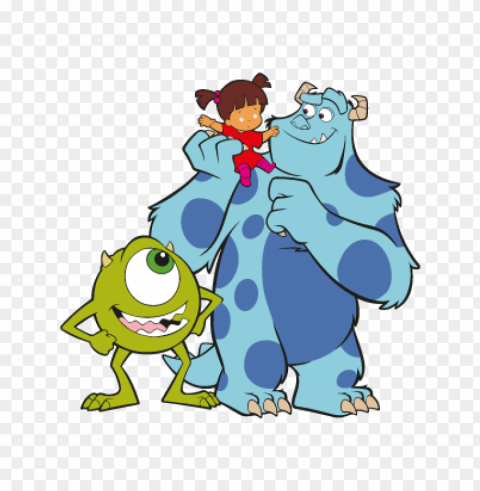 monsters inc vector free download Transparent Background PNG Isolated Pattern