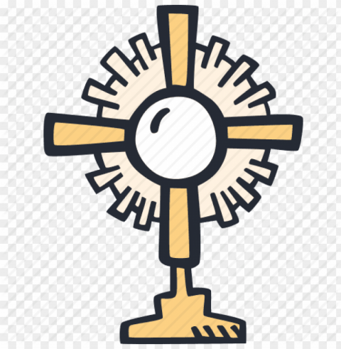 monstrance Transparent PNG Isolated Graphic Detail