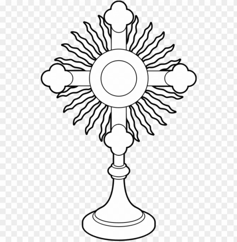 monstrance Transparent PNG Isolated Graphic with Clarity