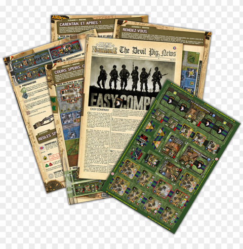 montage gazette juin - heroes of normandie gazette 3 PNG images with no background essential