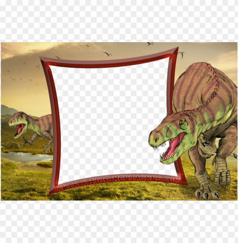montagem para fotos - molduras para fotos dinossauros PNG images without BG