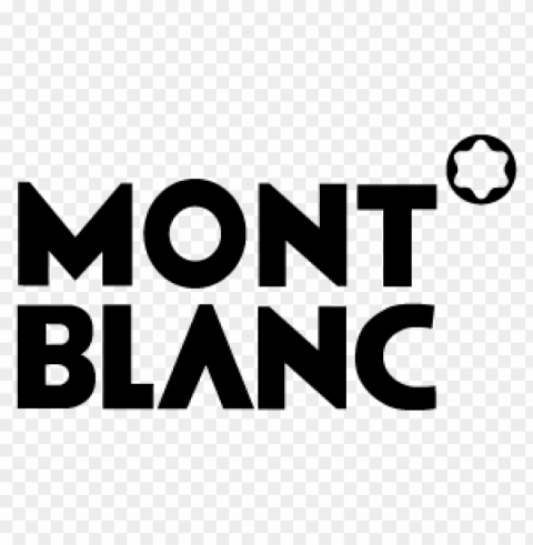 montblanc logo vector free Transparent PNG Illustration with Isolation