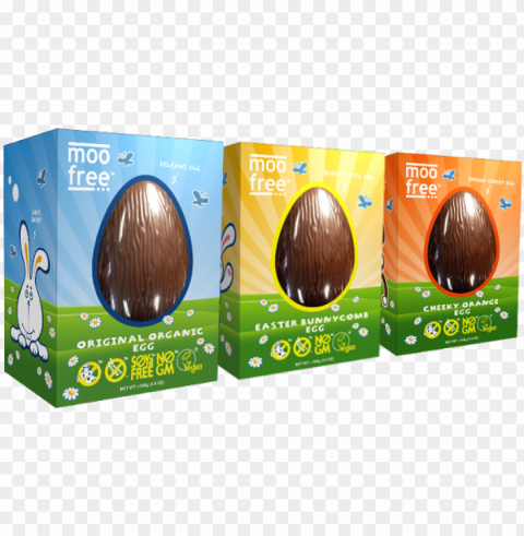 moo free chocolate easter eggs - moo free chocolate e PNG Image Isolated on Clear Backdrop