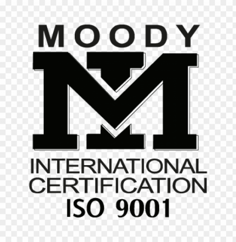 moody international certification vector logo Transparent PNG graphics variety