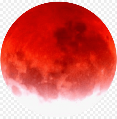 moon nightsky night redmoon redmoon2018 sky red - sphere High-resolution PNG