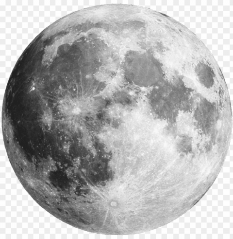 Moon No Background PNG Image With Isolated Artwork