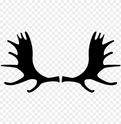 moose antlers silhouette - cutline craft antlers animals deer style 6511 craft Transparent PNG images extensive variety
