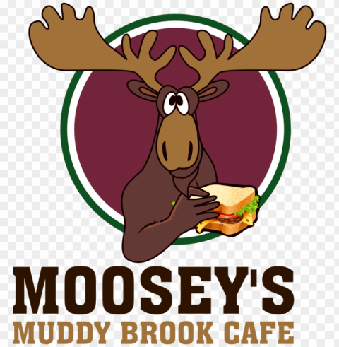 moosey's muddy brook cafe ClearCut Background PNG Isolated Item