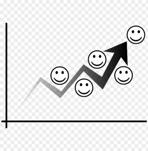 more customers and more profit - chart going u PNG transparent stock images