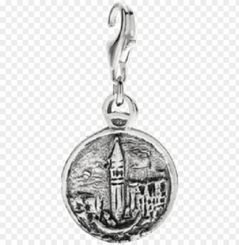 more views - lagoon of venice charm - sterling silver PNG images with transparent overlay