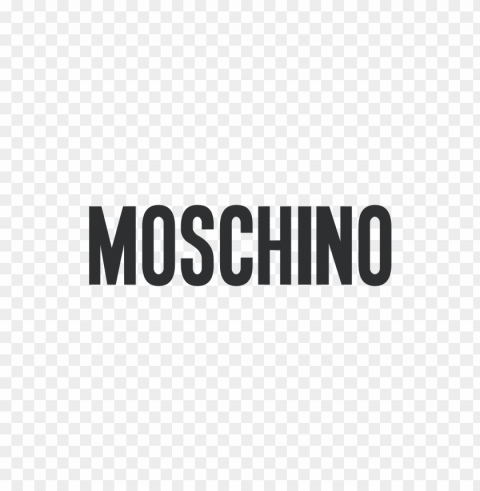 moschino logo PNG Graphic Isolated on Clear Backdrop