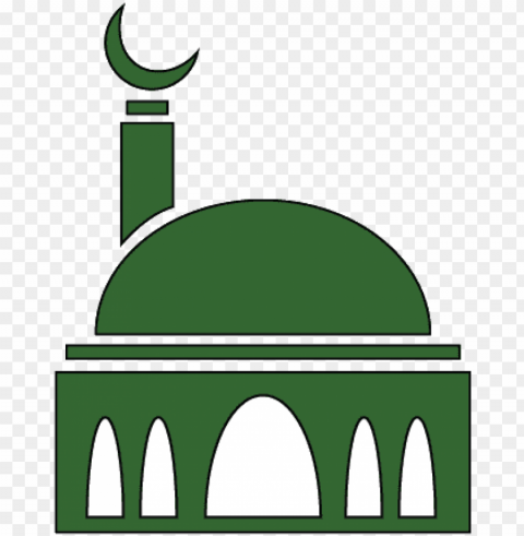 mosque clipart green - icon masjid HighQuality Transparent PNG Element