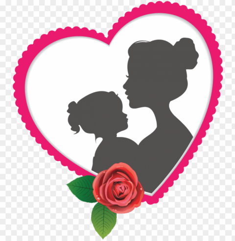 mother & baby - mother's day Isolated Subject in Clear Transparent PNG