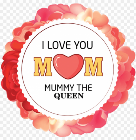 mother day badge with flower circular floral mother - flower PNG Image with Isolated Subject PNG transparent with Clear Background ID b4162e35