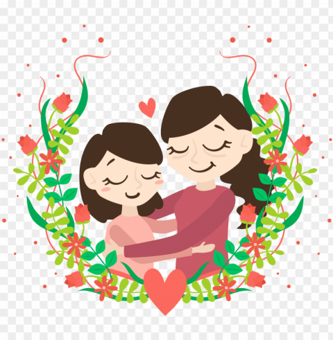 Mother - Mothers Day Isolated Character On Transparent Background PNG