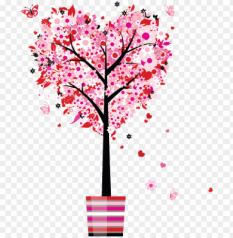 mother s day mothers day tree love heart flowers - mothers day Isolated Icon on Transparent Background PNG