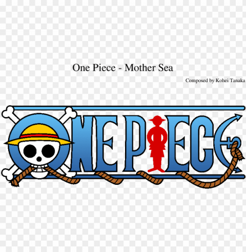 mother sea sheet music composed by composed by kohei - one piece official logo Transparent PNG graphics library